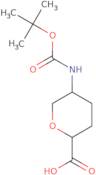 5-((tert-Butoxycarbonyl)amino)tetrahydro-2H-pyran-2-carboxylic Acid