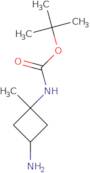 trans-1-(Boc-amino)-1-methylcyclobutan-3-amine