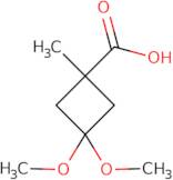 3,3-dimethoxy-1-methyl-cyclobutanecarboxylic acid