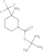 1-boc-3-amino-3-trifluoromethylpiperidine