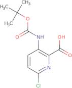 3-(Boc-amino)-6-chloropyridine-2-carboxylic acid