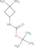 trans-1-(Boc-amino)-3-methylcyclobutan-3-amine