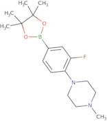 (3-Fluoro-4-(4-methylpiperazin-1-yl)phenyl)boronic acid pinacol ester