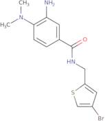 3-Amino-N-[(4-bromothiophen-2-yl)methyl]-4-(dimethylamino)benzamide