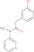 2-(3-Hydroxyphenyl)-N-methyl-N-(pyridin-3-yl)acetamide