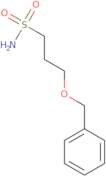 3-(Benzyloxy)propane-1-sulfonamide