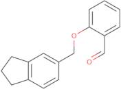 2-((2,3-Dihydro-1H-inden-5-yl)methoxy)benzaldehyde