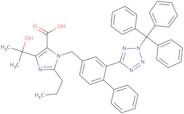 4-(1-Hydroxy-1-methylethyl)-2-propyl-1-[[2'-[1-(triphenylmethyl)-1H-tetrazol-5-yl][1,1'-biphenyl]-4-yl]methyl]-1H-imidazole-5-carbox ylic acid sodium salt