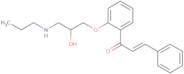 1-[2-[2-Hydroxy-3-(propylamino)propoxy]phenyl]-3-phenyl-2-propen-1-one