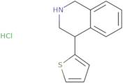 4-(Thiophen-2-yl)-1,2,3,4-tetrahydroisoquinoline hydrochloride