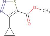 4-Cyclopropyl-[1,2,3]thiadiazole-5-carboxylic acid methyl ester