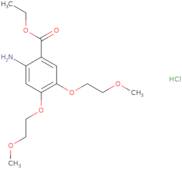 Ethyl 2-amino-4,5-bis(2-methoxyethoxy)benzoate hydrochloride