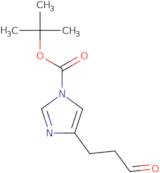 tert-Butyl 4-(3-oxopropyl)-1H-imidazole-1-carboxylate