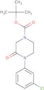 tert-Butyl 4-(3-chlorophenyl)-3-oxopiperazine-1-carboxylate
