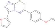 3-(2-Furyl)-6-(4-methoxyphenyl)-7H-[1,2,4]triazolo[3,4-b][1,3,4]thiadiazine