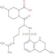 1-[5-Carbamimidamido-2-(3-methyl-1,2,3,4-tetrahydroquinoline-8-sulfonamido)pentanoyl]-4-methylpipe…