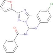 N-(9-Chloro-2-furan-2-yl-[1,2,4]triazolo[1,5-c]quinazolin-5-yl)benzamide