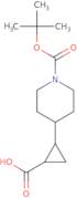 rac-(1R,2S)-2-(1-(tert-Butoxycarbonyl)piperidin-4-yl)cyclopropanecarboxylic acid