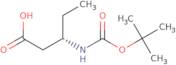 (3S)-3-{[(tert-butoxy)carbonyl]amino}pentanoic acid