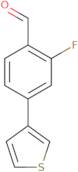 2-Fluoro-4-(thiophen-3-yl)benzaldehyde