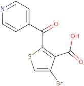 4-Bromo-2-(4-pyridinylcarbonyl)-3-thiophenecarboxylic acid