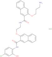 3-(3-Aminopropoxy)-N-[2-[[3-[[(4-chloro-2-hydroxyphenyl)amino]carbonyl]-2-naphthalenyl]oxy]ethyl]-…