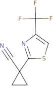 1-(4-(Trifluoromethyl)thiazol-2-yl)cyclopropane-1-carbonitrile