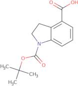 1-[(tert-Butoxy)carbonyl]-2,3-dihydro-1H-indole-4-carboxylic acid