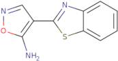 5-Isoxazolamine, 4-(2-benzothiazolyl)