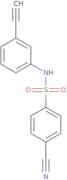 4-Cyano-N-(3-ethynylphenyl)benzene-1-sulfonamide