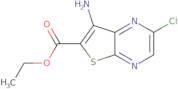 Thieno[2,3-b]pyrazine-6-carboxylic acid, 7-amino-2-chloro-, ethyl ester