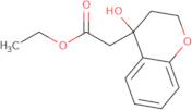 Ethyl 2-(4-hydroxy-3,4-dihydro-2H-1-benzopyran-4-yl)acetate