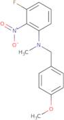 3-Fluoro-N-(4-methoxybenzyl)-N-methyl-2-nitroaniline