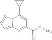 Methyl 7-cyclopropylpyrazolo[1,5-a]pyrimidine-5-carboxylate