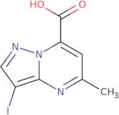 3-Iodo-5-methylpyrazolo[1,5-a]pyrimidine-7-carboxylic acid