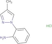 2-(4-Methyl-1H-pyrazol-1-yl)aniline hydrochloride