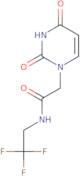 2-(2,4-Dioxopyrimidin-1-yl)-N-(2,2,2-trifluoroethyl)acetamide