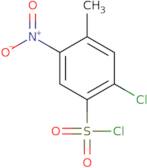 2-Chloro-4-methyl-5-nitrobenzene-1-sulfonyl chloride