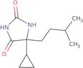 5-Cyclopropyl-5-(3-methylbutyl)imidazolidine-2,4-dione