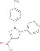 1-(4-Methylphenyl)-5-phenyl-4,5-dihydro-1H-pyrazole-3-carboxylic acid