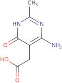 2-(4-Amino-2-methyl-6-oxo-1,6-dihydropyrimidin-5-yl)acetic acid