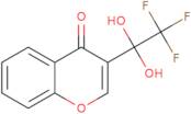 3-(2,2,2-Trifluoro-1,1-dihydroxyethyl)-4H-chromen-4-one