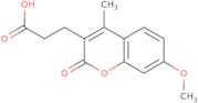 3-(7-Methoxy-4-methyl-2-oxo-2H-chromen-3-yl)propanoic acid