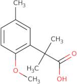 2-(2-Methoxy-5-methylphenyl)-2-methylpropanoic acid