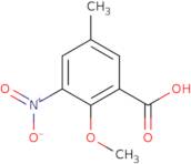 2-Methoxy-5-methyl-3-nitrobenzoic acid