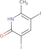 3,5-Diiodo-6-methylpyridin-2-ol