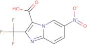 6-Nitro-2-(trifluoromethyl)imidazo[1,2-a]pyridine-3-carboxylic acid