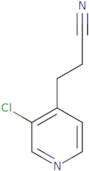 3-(3-Chloropyridin-4-yl)propanenitrile