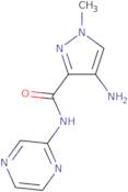 4-Amino-1-methyl-N-(pyrazin-2-yl)-1H-pyrazole-3-carboxamide