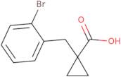 1-[(2-Bromophenyl)methyl]cyclopropane-1-carboxylic acid